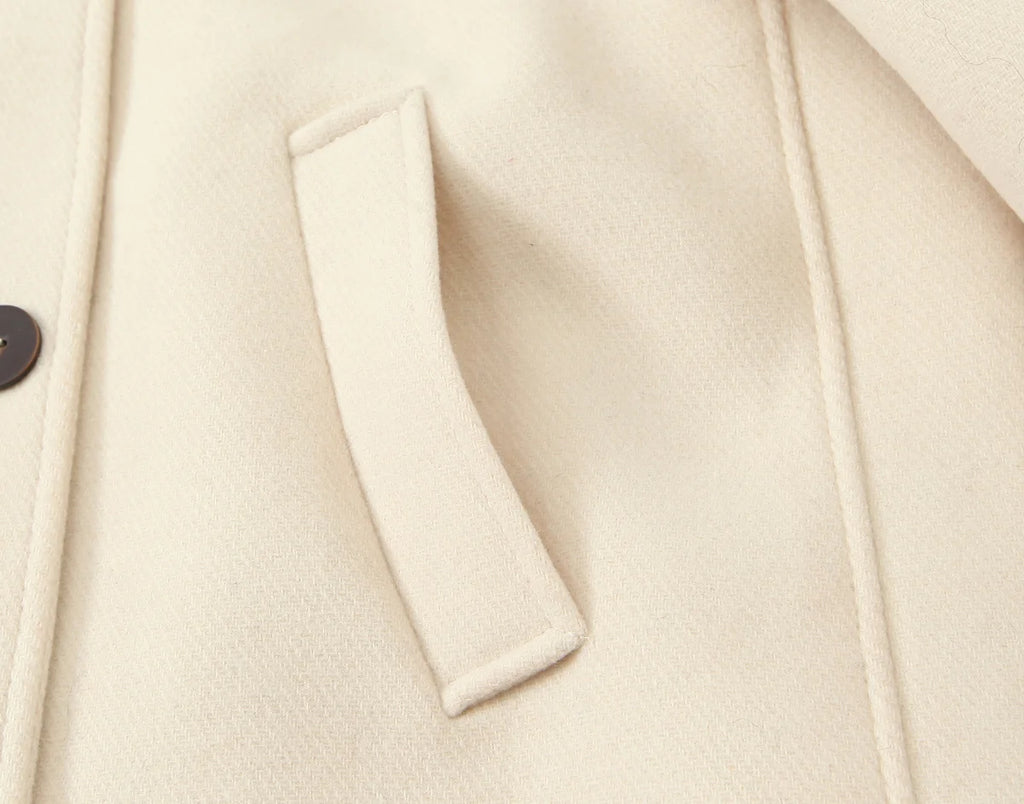 Women's Jackets 2025 Autumn Winter New Fashion Laple Long Sleeves Button Decoration Jacket Female High Street Elegant New Coats