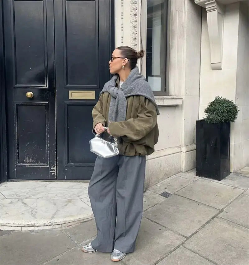 Jackets Autumn Women's 2025 New Outerwear Chic Elegant Loose Warm Women's Coat Street Youth Fashion Joker Coat Jacket