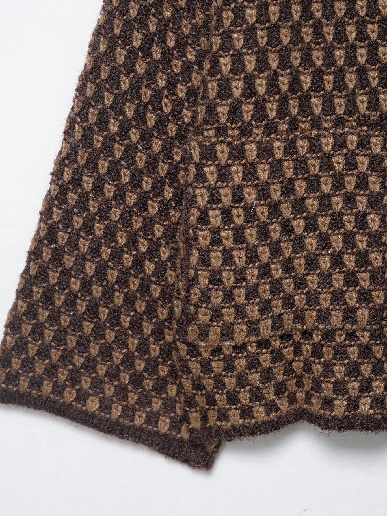 Chic Fashion Knitted Jackets for Women 2025 Autumn Winter Long Sleeve Single-Breasted Short Coats High Street Casual New Jackets