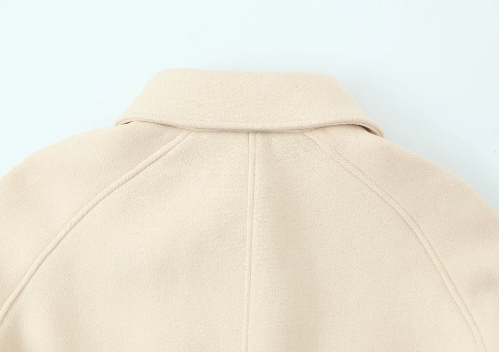 Women's Jackets 2025 Autumn Winter New Fashion Laple Long Sleeves Button Decoration Jacket Female High Street Elegant New Coats