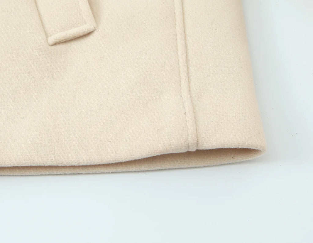 Women's Jackets 2025 Autumn Winter New Fashion Laple Long Sleeves Button Decoration Jacket Female High Street Elegant New Coats