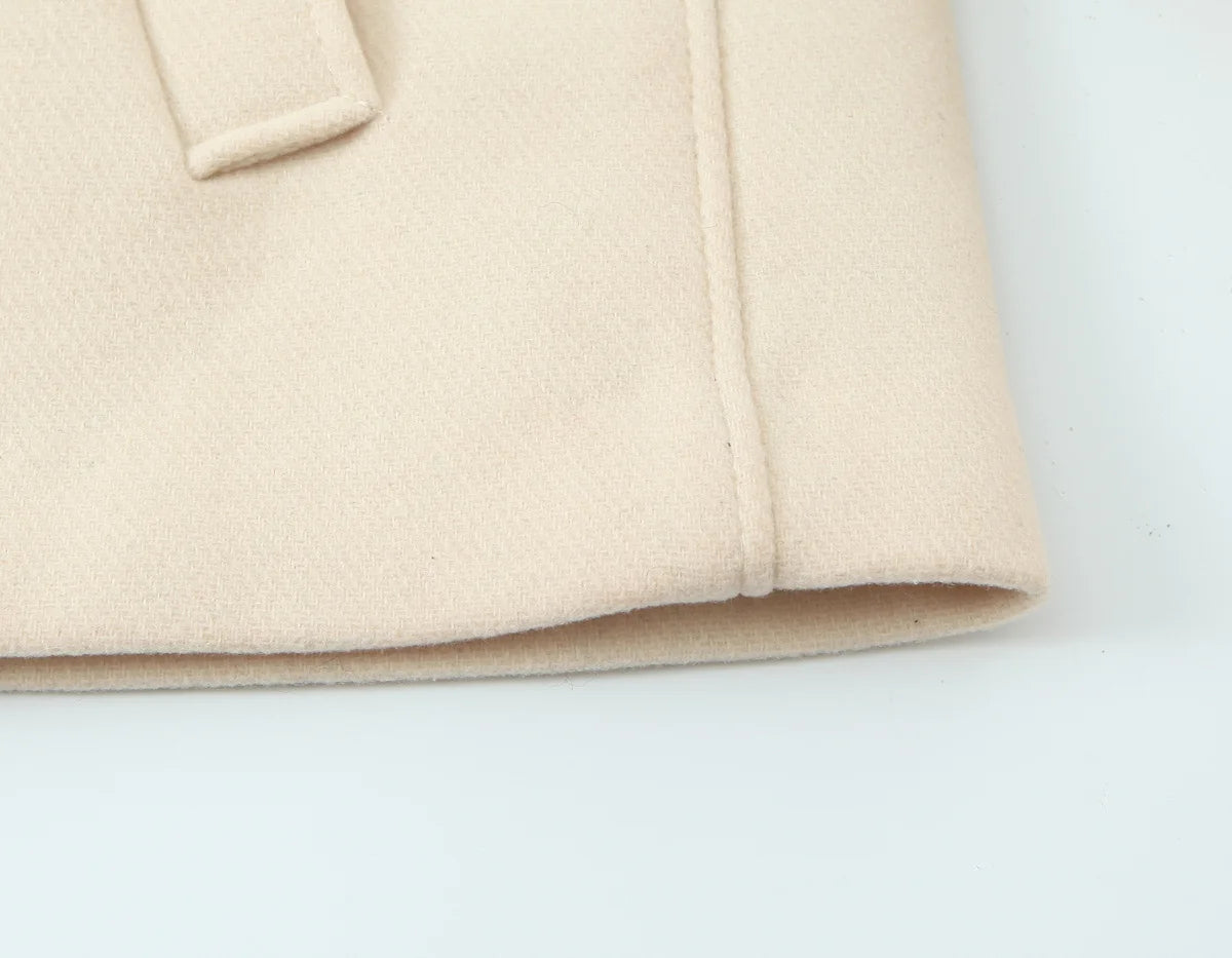 Women's Jackets 2025 Autumn Winter New Fashion Laple Long Sleeves Button Decoration Jacket Female High Street Elegant New Coats