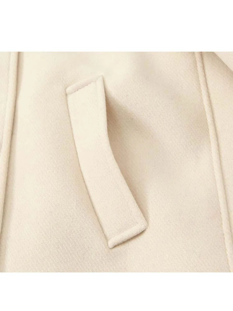 Women's Jackets 2025 Autumn Winter New Fashion Laple Long Sleeves Button Decoration Jacket Female High Street Elegant New Coats