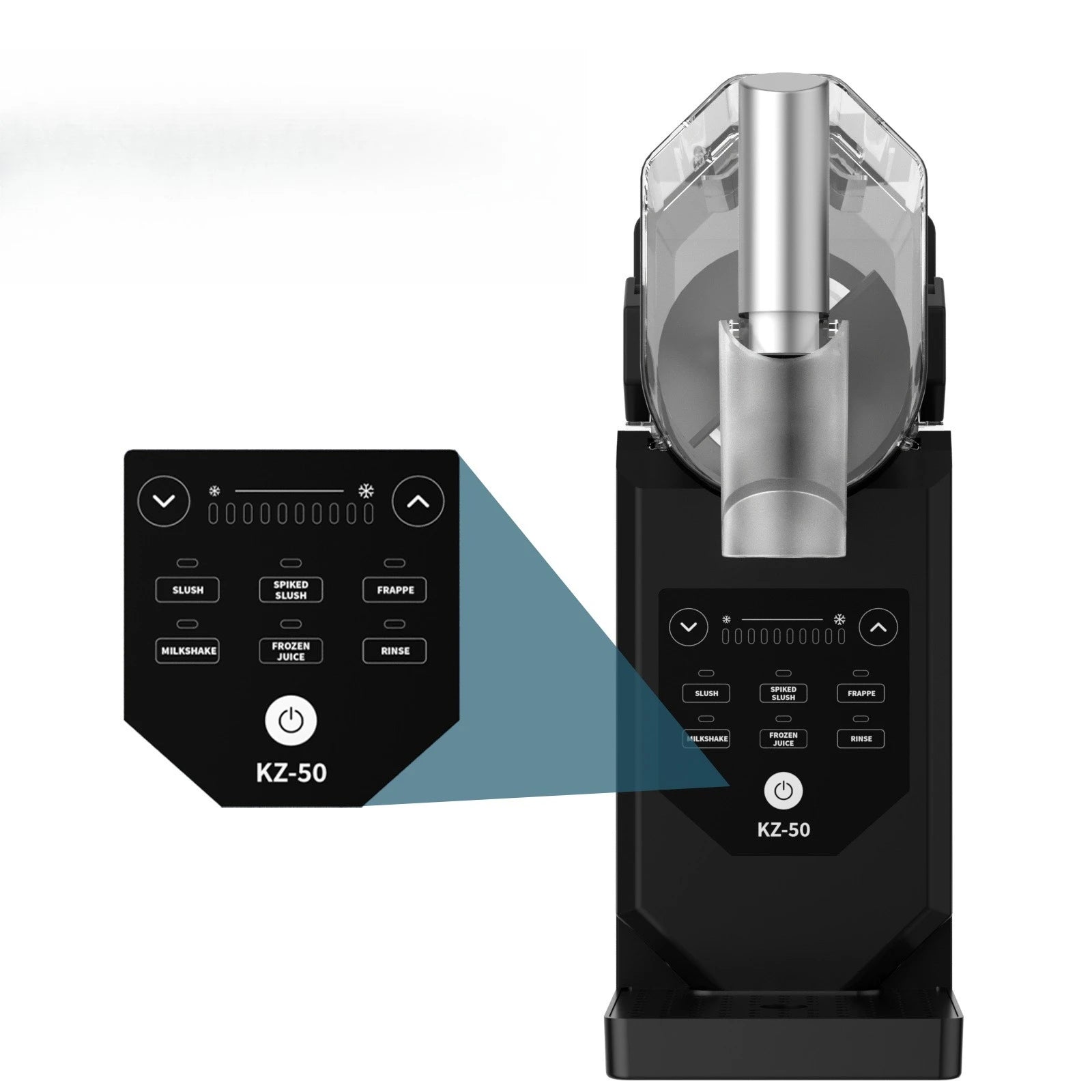 Household Snow Melting Machine Milk Tea Shop Slush Machine Multifunctional Ice Shaver Automatic Cleaning Smoothie Machine