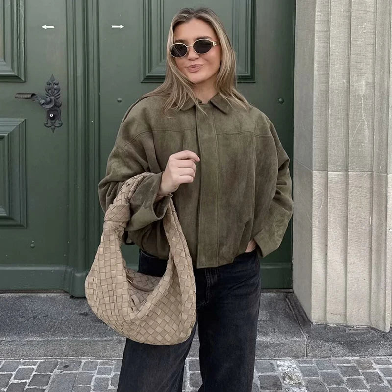 Jackets Autumn Women's 2025 New Outerwear Chic Elegant Loose Warm Women's Coat Street Youth Fashion Joker Coat Jacket