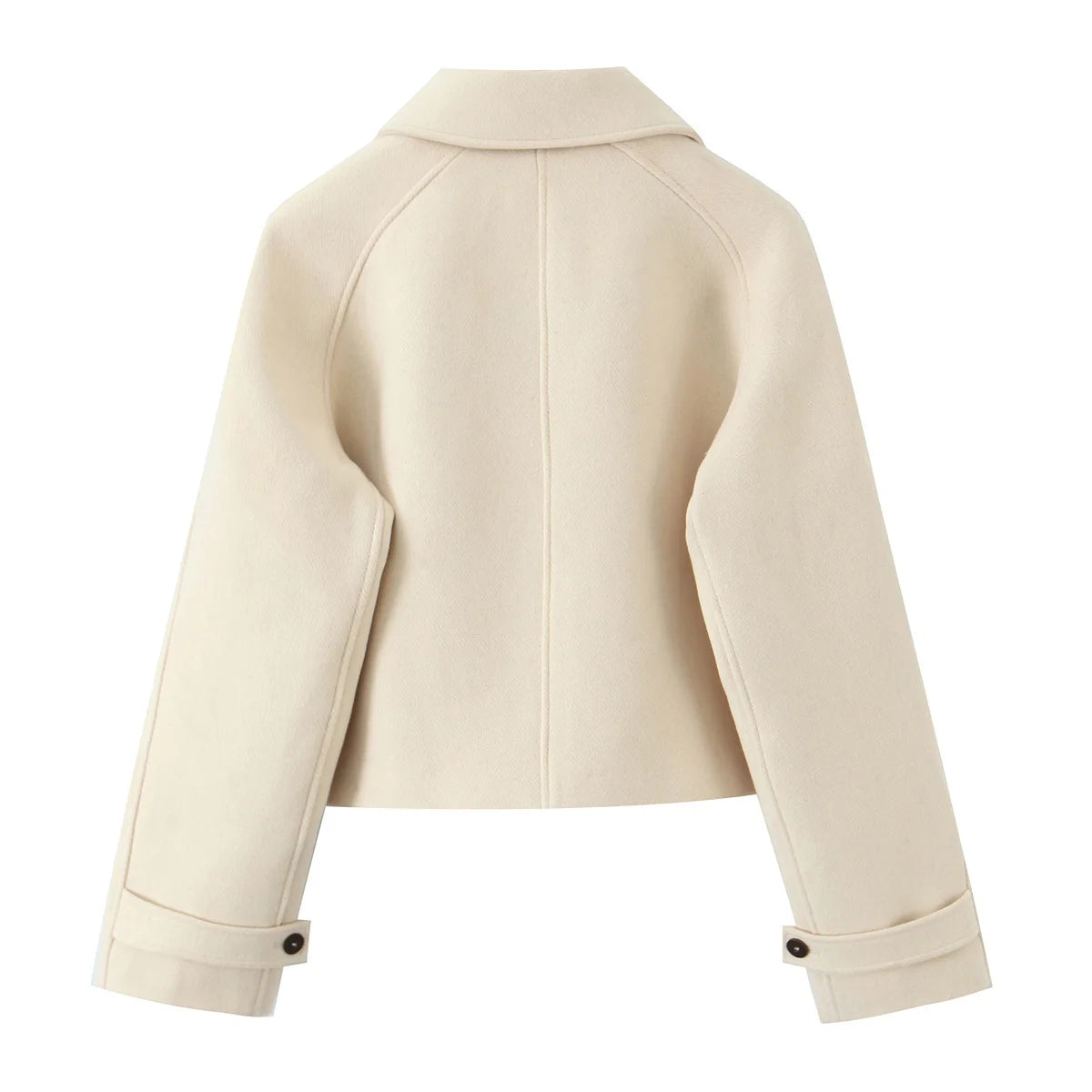 Women's Jackets 2025 Autumn Winter New Fashion Laple Long Sleeves Button Decoration Jacket Female High Street Elegant New Coats