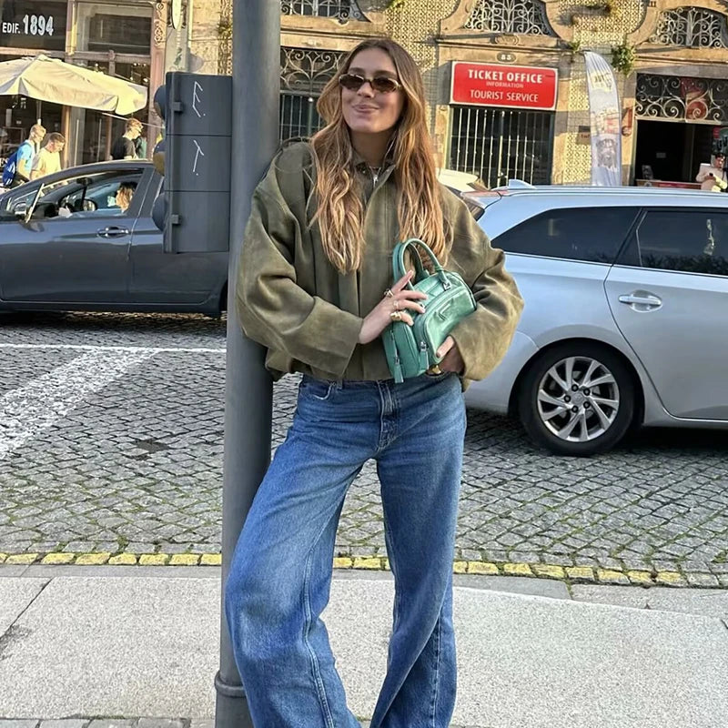 Jackets Autumn Women's 2025 New Outerwear Chic Elegant Loose Warm Women's Coat Street Youth Fashion Joker Coat Jacket