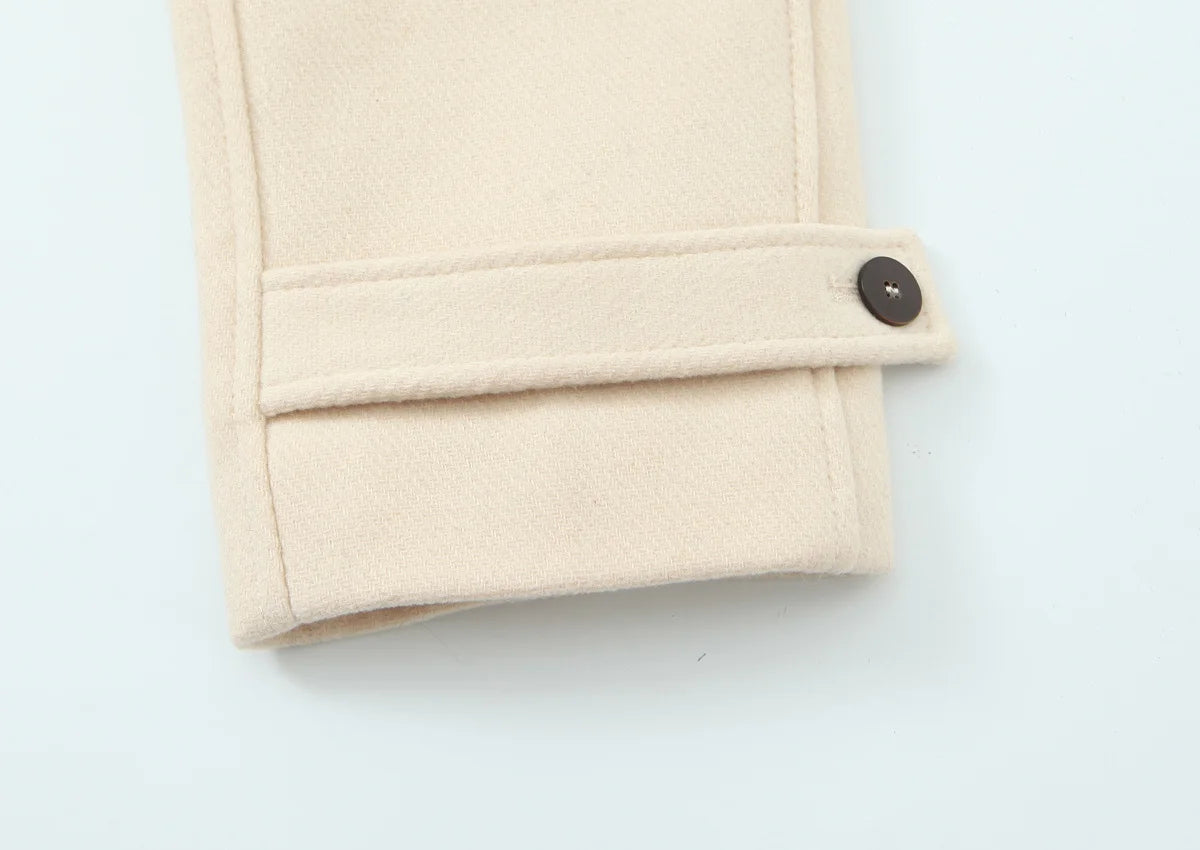 Women's Jackets 2025 Autumn Winter New Fashion Laple Long Sleeves Button Decoration Jacket Female High Street Elegant New Coats